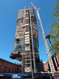 World’s Tallest Hybrid Timber Tower Rises in Sydney