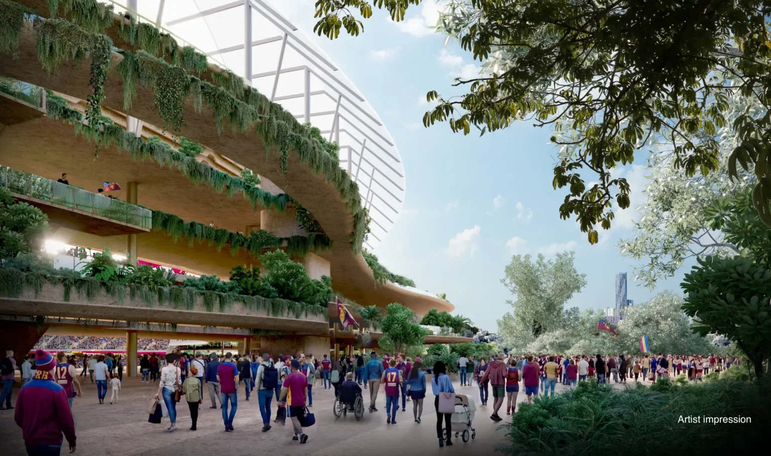 Brisbane Stadium for the 2032 Olympics
