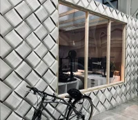 Oka Architecture’s CIRCULUS Atelier, A Workspace Wrapped in Knitted 3D-Printed Façade