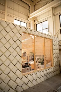 Oka Architecture’s CIRCULUS Atelier, A Workspace Wrapped in Knitted 3D-Printed Façade