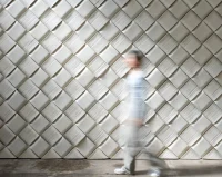 Oka Architecture’s CIRCULUS Atelier, A Workspace Wrapped in Knitted 3D-Printed Façade