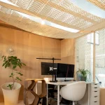 Oka Architecture’s CIRCULUS Atelier, A Workspace Wrapped in Knitted 3D-Printed Façade