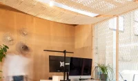 Oka Architecture’s CIRCULUS Atelier, A Workspace Wrapped in Knitted 3D-Printed Façade