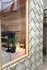 Oka Architecture’s CIRCULUS Atelier, A Workspace Wrapped in Knitted 3D-Printed Façade