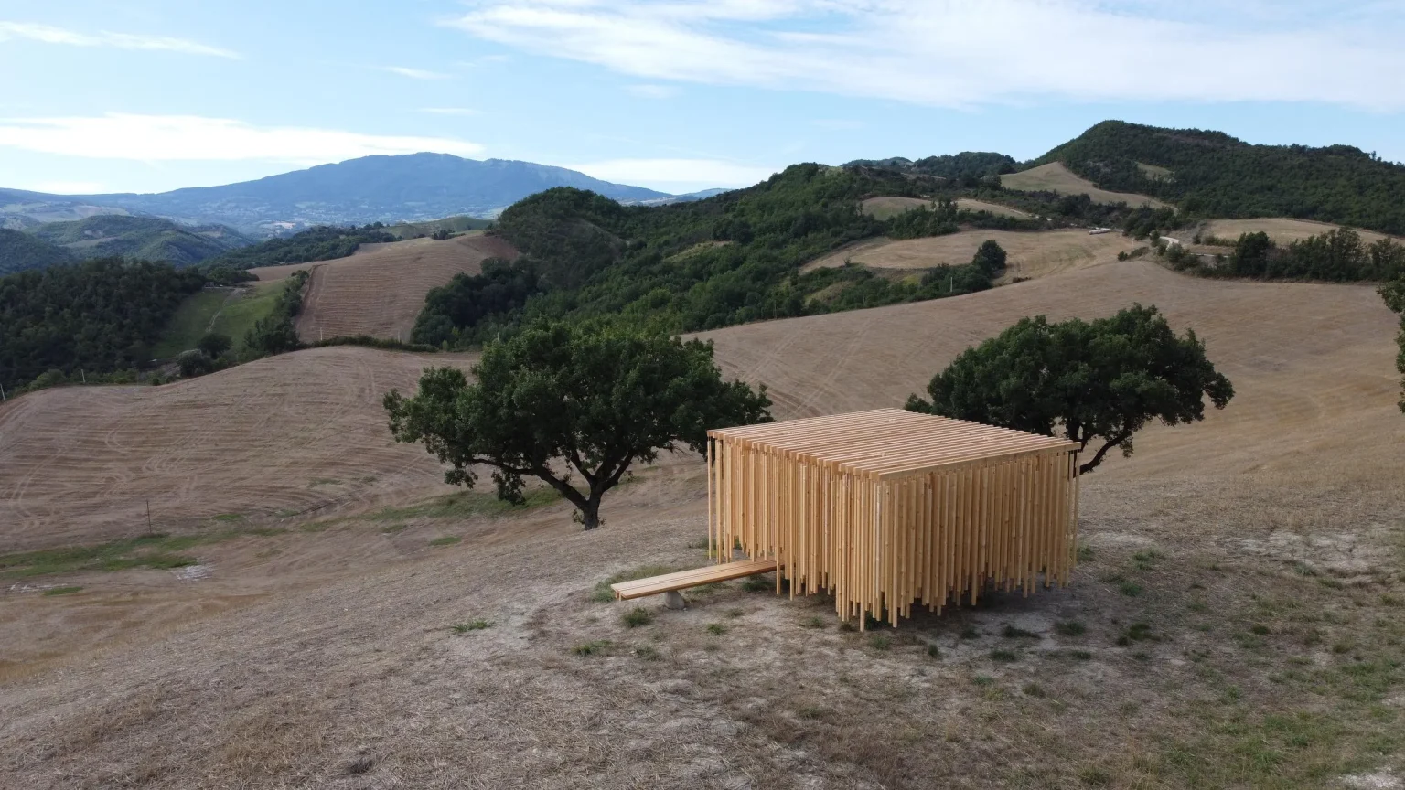 Cappella del Suono in Lunano, Italy, Studio Carraldo