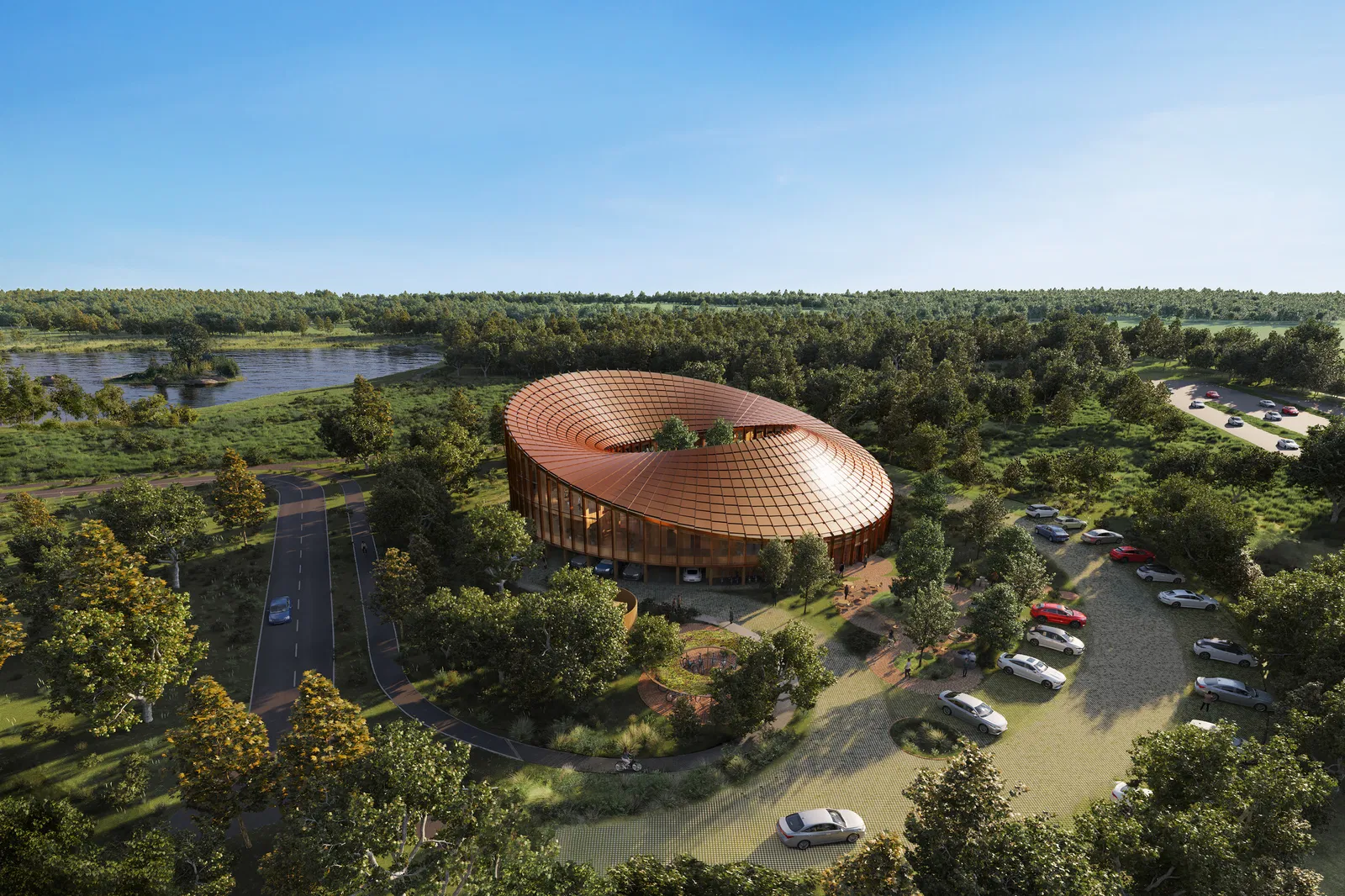 BIG Designs a Circular Timber Workplace for Dymak Headquarters in Odense 12 Dymak Headquarters in Odense by BIG