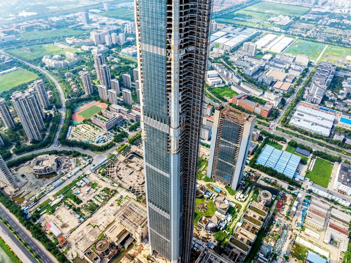World’s Tallest Ghost Skyscraper, Goldin Finance 117, Resumes Construction