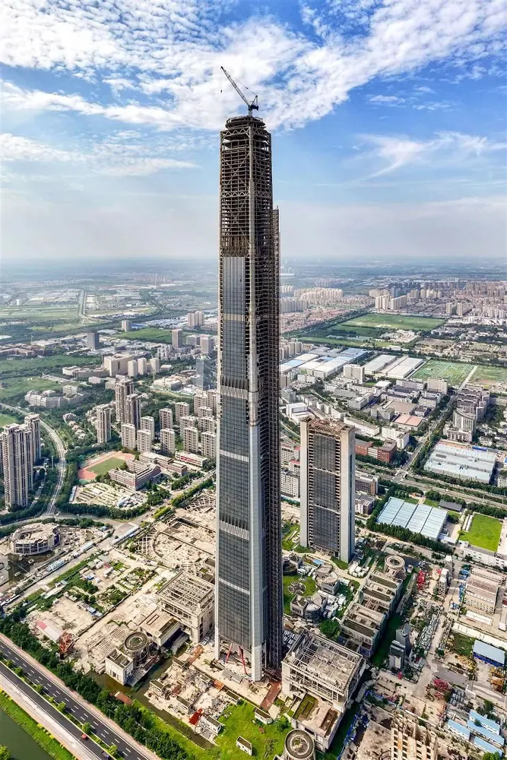 World’s Tallest Ghost Skyscraper, Goldin Finance 117, Resumes Construction