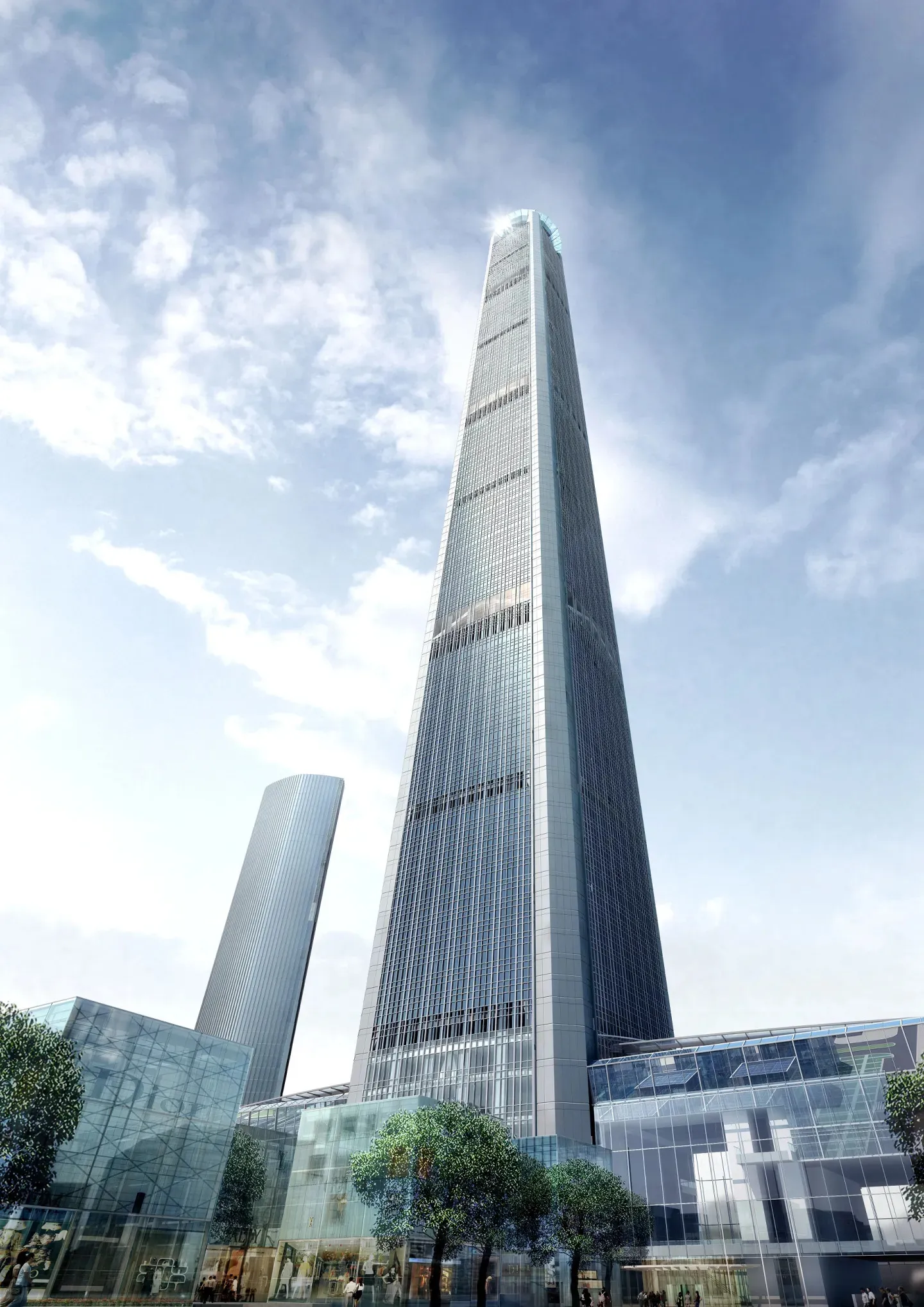 World’s Tallest Ghost Skyscraper, Goldin Finance 117, Resumes Construction