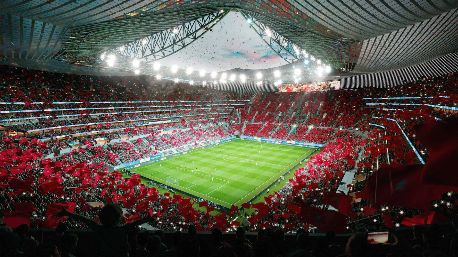 Grand Stade Hassan II, World’s Largest Football Stadium, Morocco