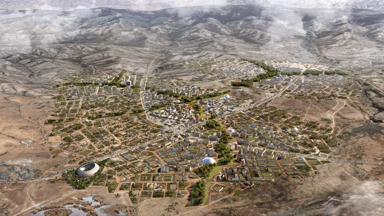 SOA Architecture, with Bechu & Associés, Envisions Hunnu City as Mongolia’s Urban Constellation for 2050 7 Hunnu City as an Urban Constellation for Mongolia’s 2050 Future