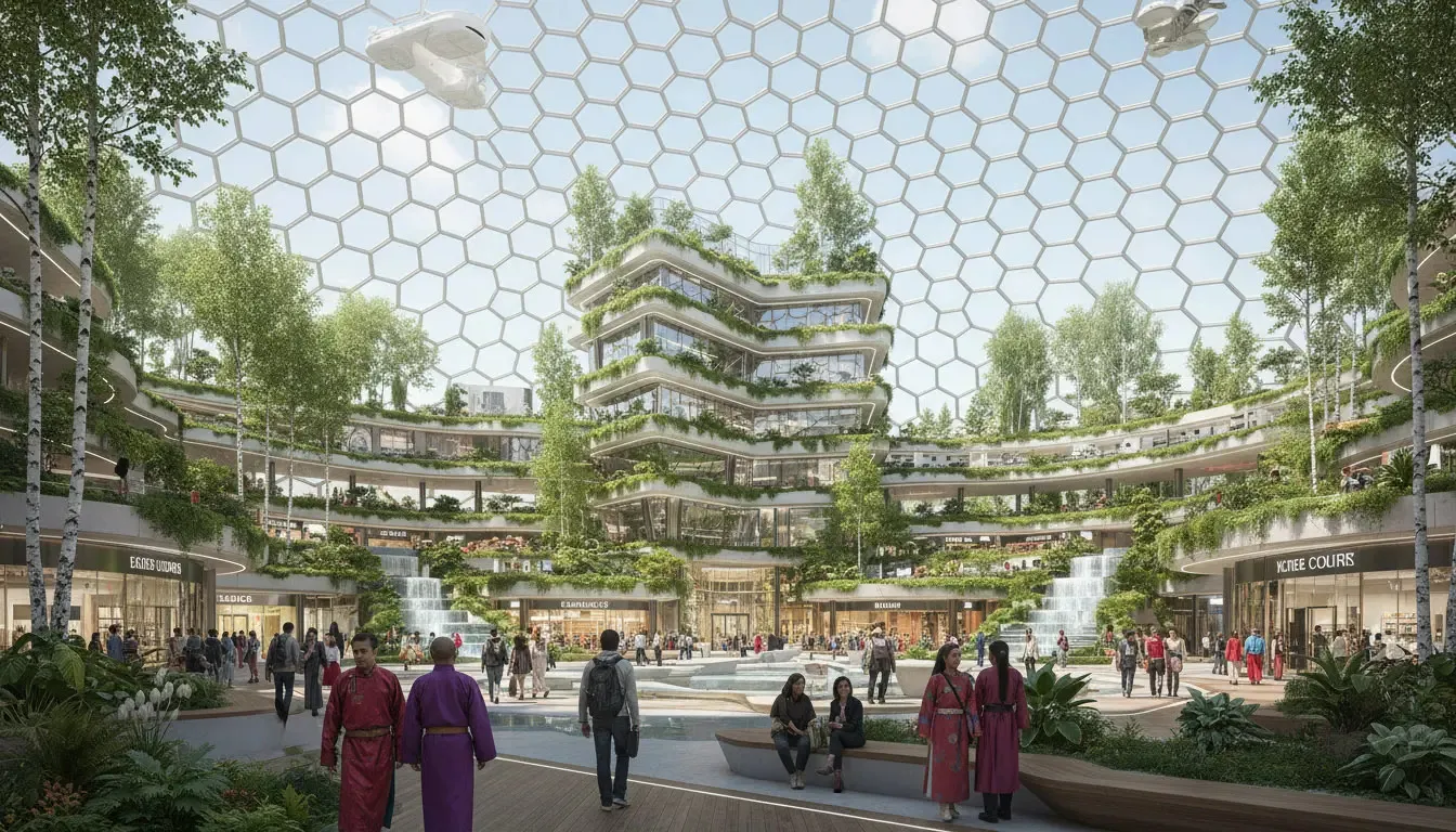 SOA Architecture, with Bechu & Associés, Envisions Hunnu City as Mongolia’s Urban Constellation for 2050 8 Hunnu City as an Urban Constellation for Mongolia’s 2050 Future