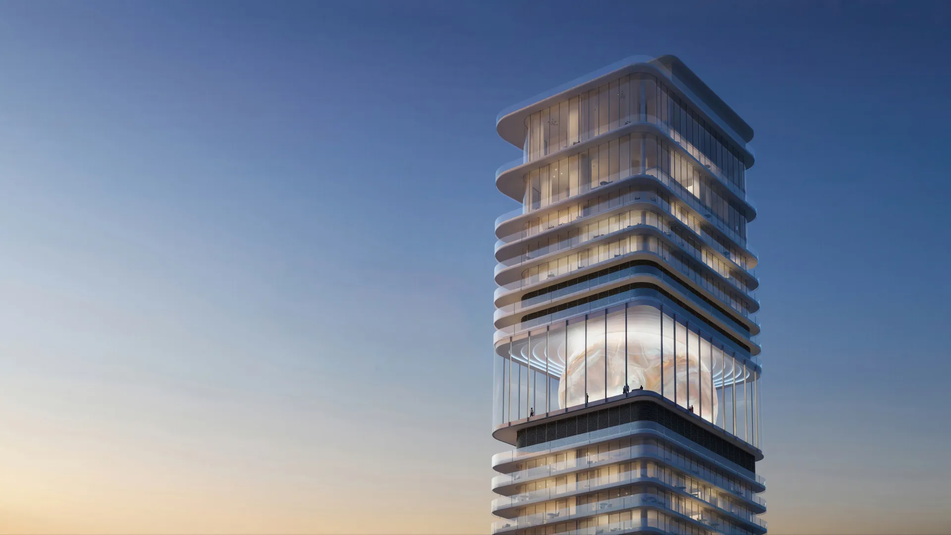 MVRDV Unveils Pearl-Like Sky Lounge in Dubai’s Proposed Inuara Tower 6 Inuara by MVRDV, Dubai