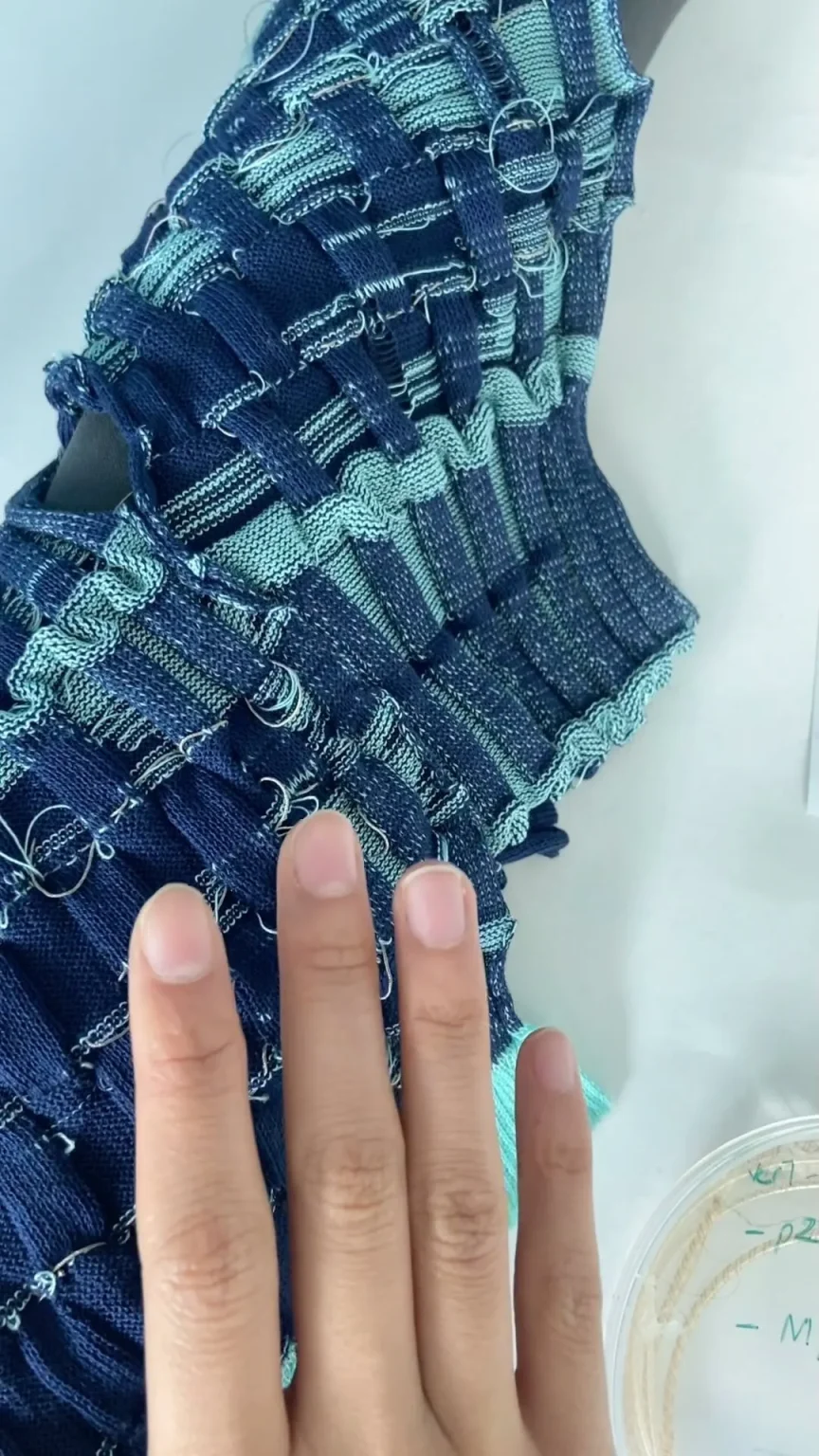 'Knit4mation: Exploring Dynamic 4D Deformation with Soft Actuated Knits' is a research project by Lingxiao Luo, 4D Knit Technology