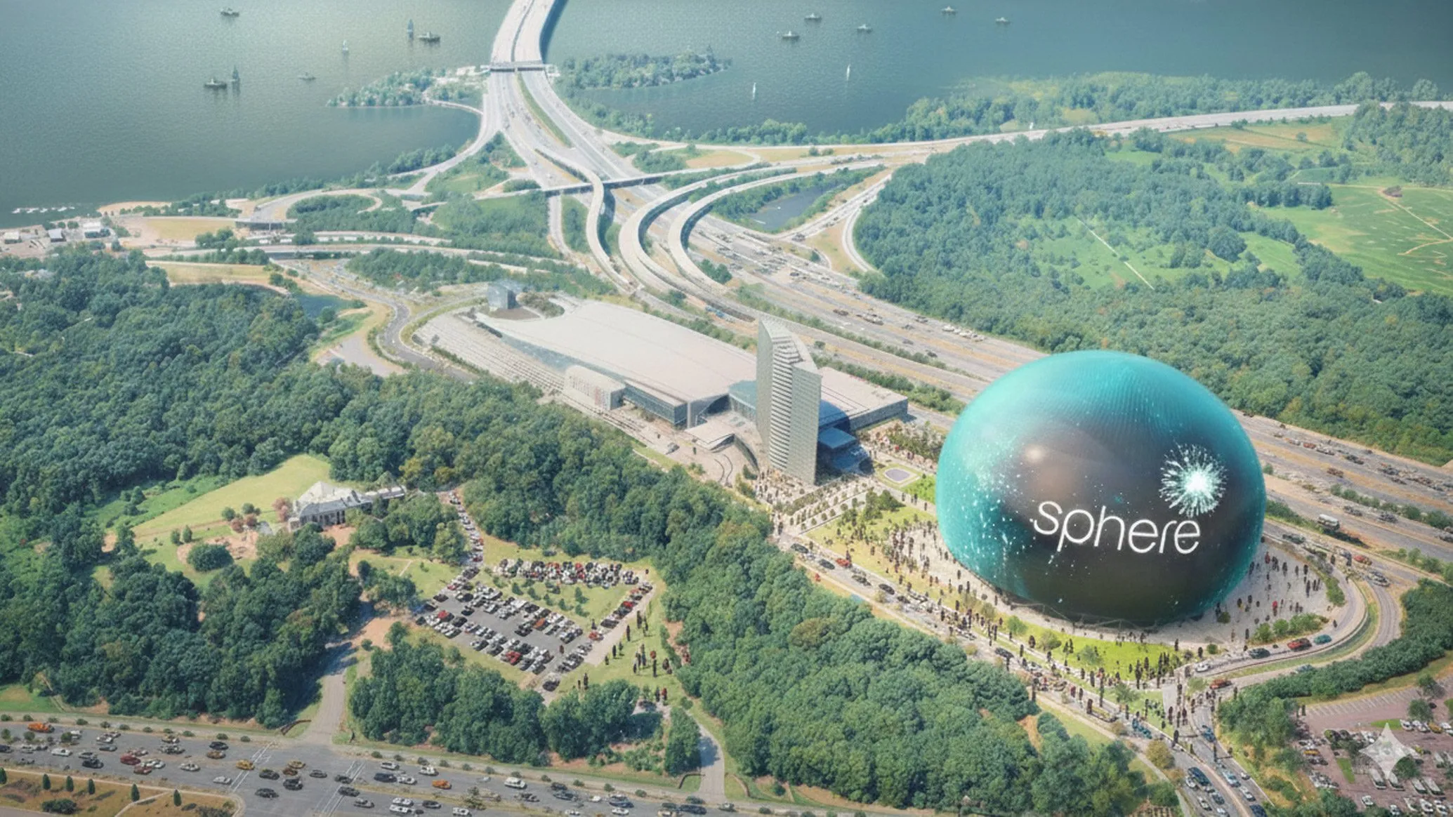 New Sphere Planned at National Harbor Near Washington, D.C. 5 National Harbor Sphere, Sphere Entertainment, Washington, D.C.