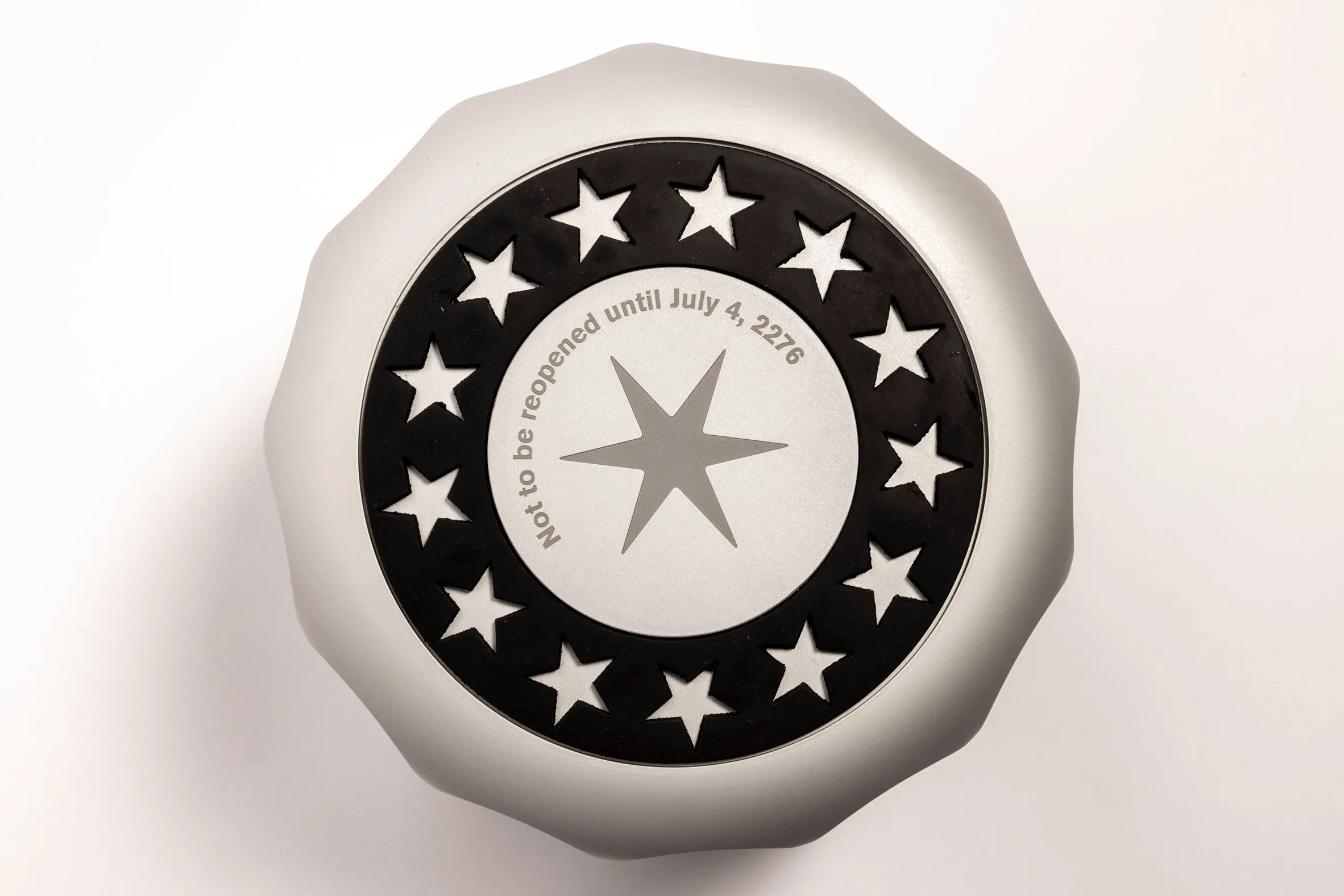 Norman Foster designed a time capsule for the United States’ 250th anniversary of independence