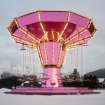 Carsten Höller, Pink Mirror Carousel, Kulm Hotel St. Moritz, Switzerland