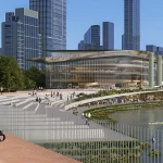 ZHA Reveals Design for Qiantang Bay Central Water Axis in Hangzhou