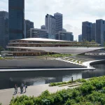 ZHA Reveals Design for Qiantang Bay Central Water Axis in Hangzhou