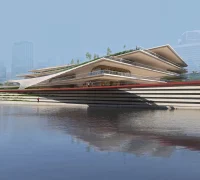 ZHA Reveals Design for Qiantang Bay Central Water Axis in Hangzhou