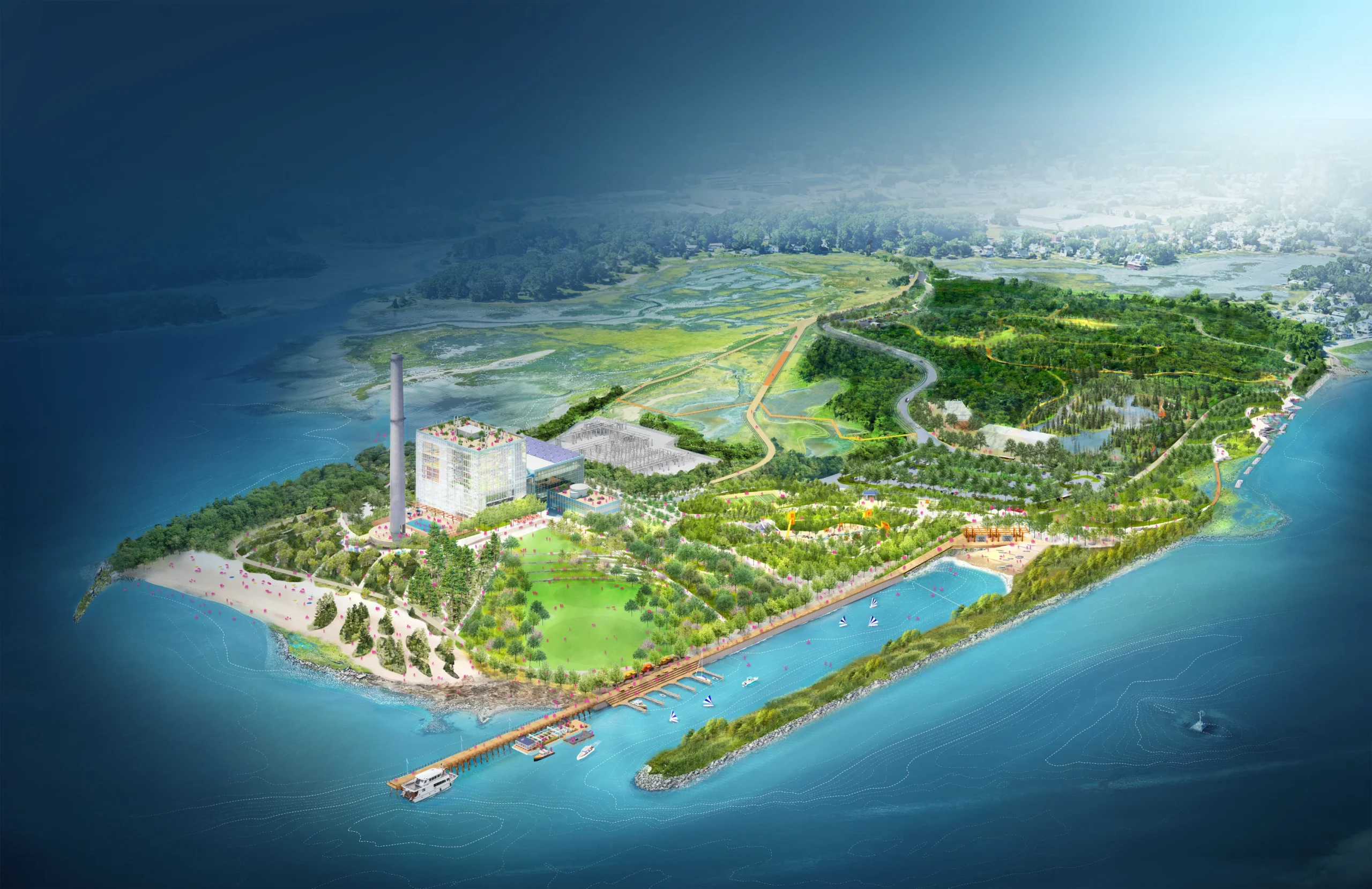 SCAPE and BIG Reveal Final Plans for 125-Acre Manresa Wilds Public Park in Norwalk
