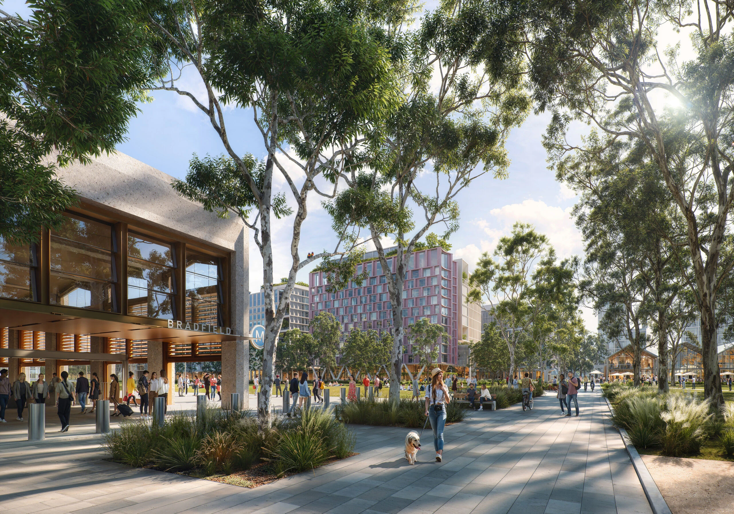 SOM + Hassell Plan New Bradfield City in Western Sydney