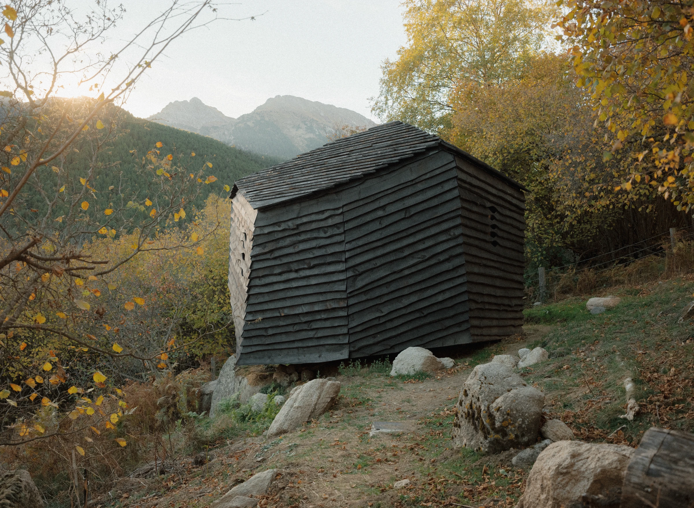 IAAC’s 20 sqm Forestone Cabin Showcases CLT and Digital Fabrication