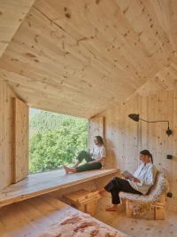IAAC’s 20 sqm Forestone Cabin Showcases CLT and Digital Fabrication