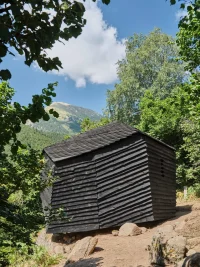 IAAC’s 20 sqm Forestone Cabin Showcases CLT and Digital Fabrication