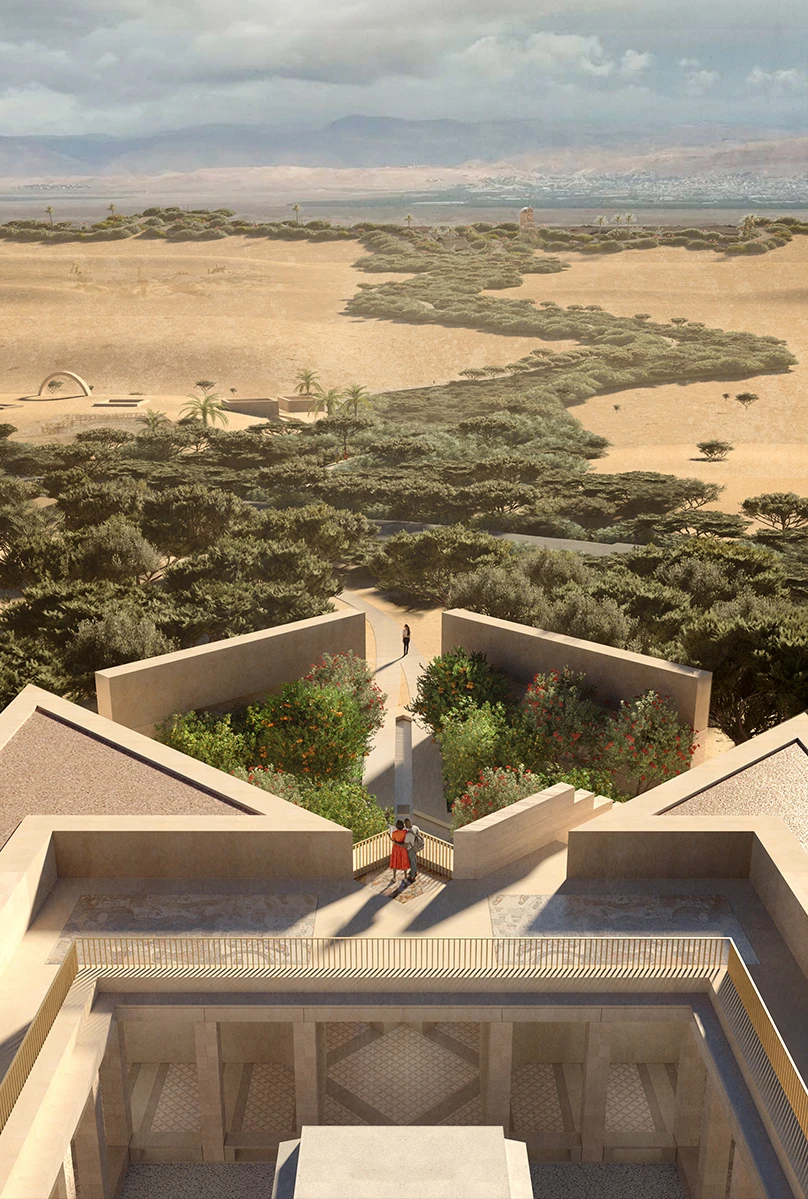 Museum of Jesus’ Baptism in Jordan, Níall McLaughlin Architects