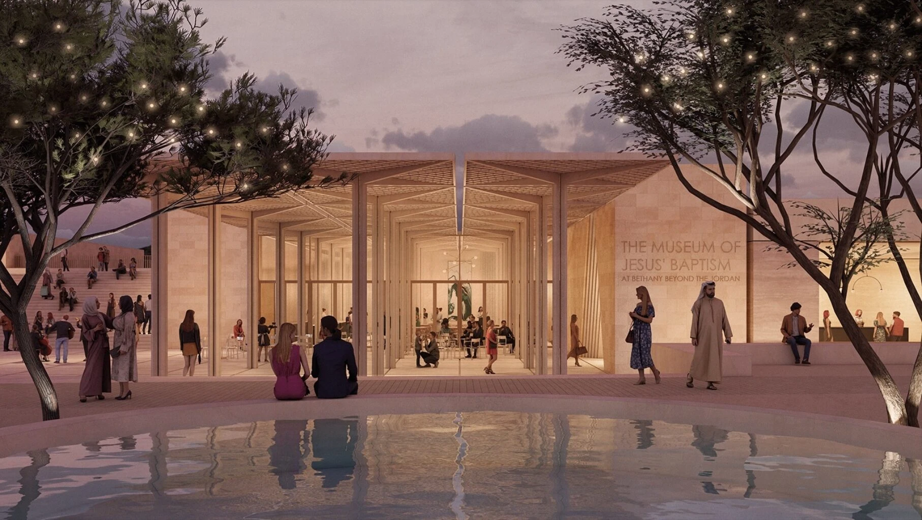 Museum of Jesus’ Baptism in Jordan, Níall McLaughlin Architects