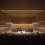 Kengo Kuma’s Vortex of Words, Spiral Timber-Steel Library