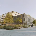 Kengo Kuma’s Vortex of Words, Spiral Timber-Steel Library