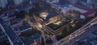 Kengo Kuma’s Vortex of Words, Spiral Timber-Steel Library