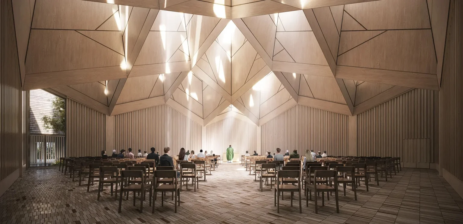 Ørestad Church by Henning Larsen, in Copenhagen Nears Completion by 2026