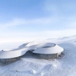 PLAT ASIA Designs Volcano-In Visitor Center in the Mongolian Steppe