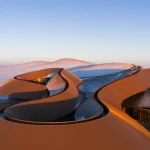 PLAT ASIA Designs Volcano-In Visitor Center in the Mongolian Steppe
