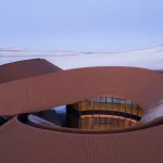 PLAT ASIA Designs Volcano-In Visitor Center in the Mongolian Steppe