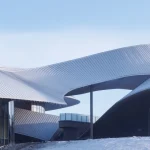 PLAT ASIA Designs Volcano-In Visitor Center in the Mongolian Steppe