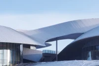 PLAT ASIA Designs Volcano-In Visitor Center in the Mongolian Steppe