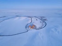 PLAT ASIA Designs Volcano-In Visitor Center in the Mongolian Steppe