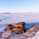 PLAT ASIA Designs Volcano-In Visitor Center in the Mongolian Steppe