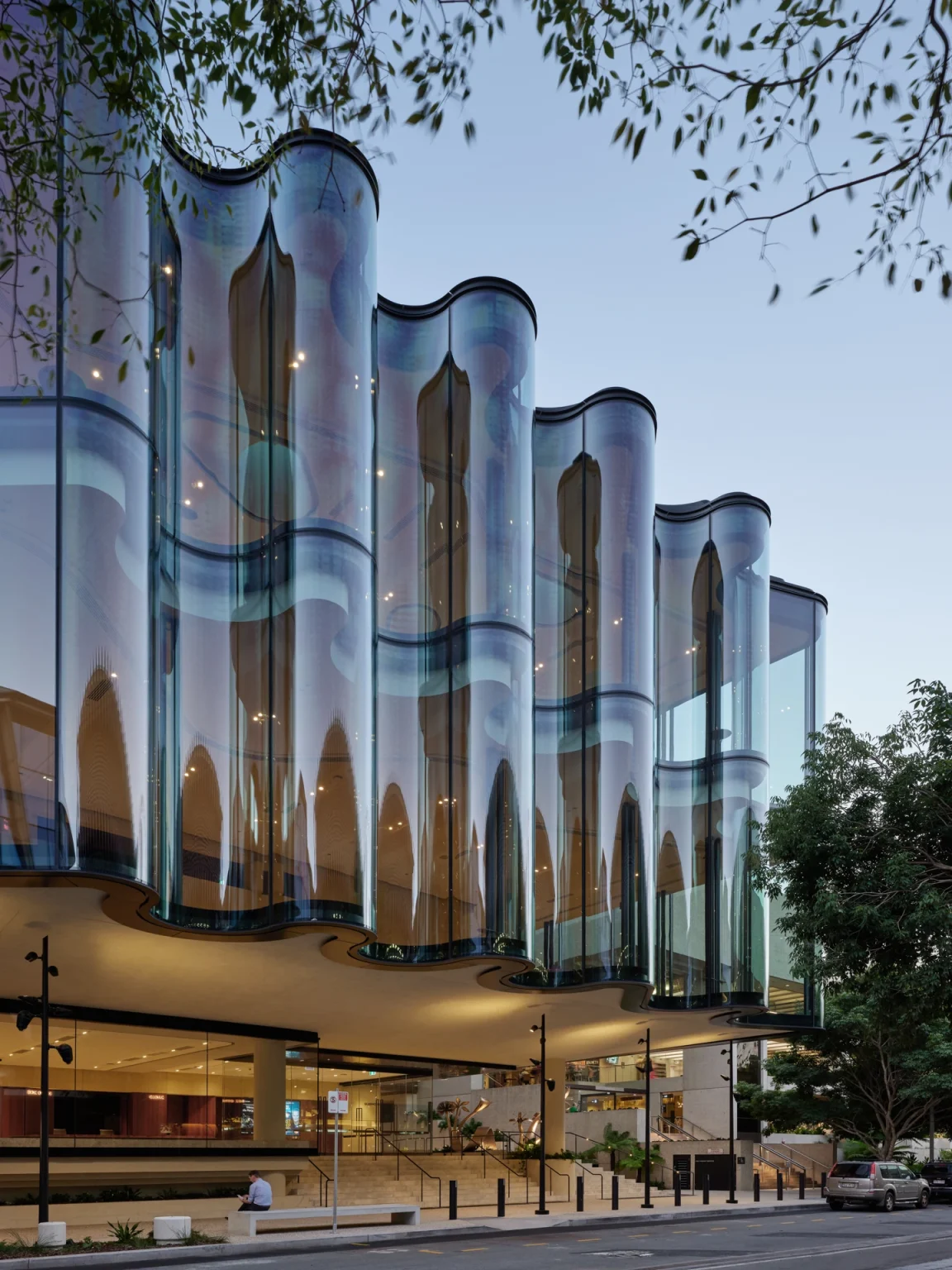 Glasshouse Theatre Brisbane by Blight Rayner and Snøhetta, Queensland Performing Arts Centre (QPAC)