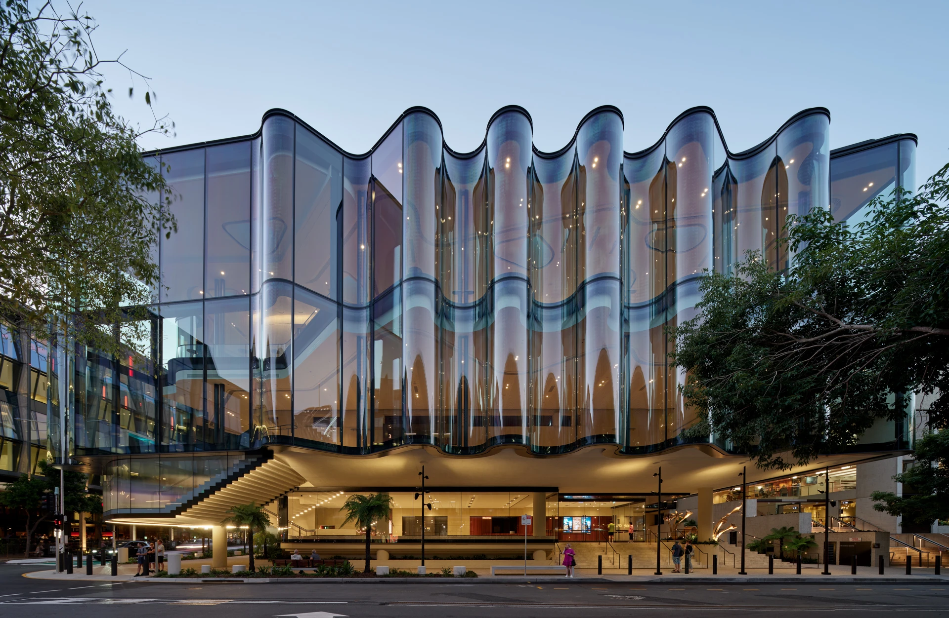 Glasshouse Theatre Brisbane by Blight Rayner and Snøhetta, Queensland Performing Arts Centre (QPAC)