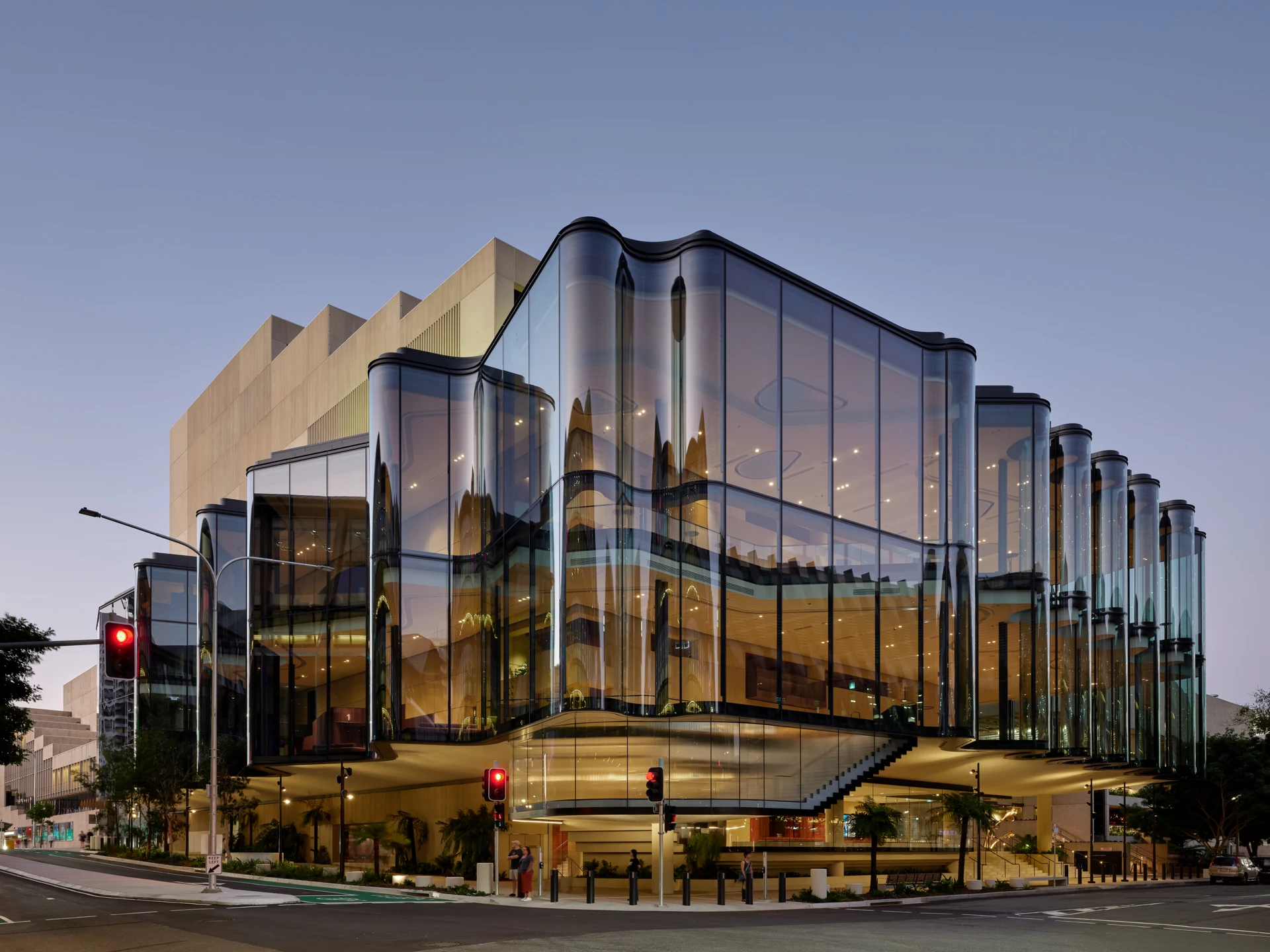 Glasshouse Theatre Brisbane by Blight Rayner and Snøhetta, Queensland Performing Arts Centre (QPAC)