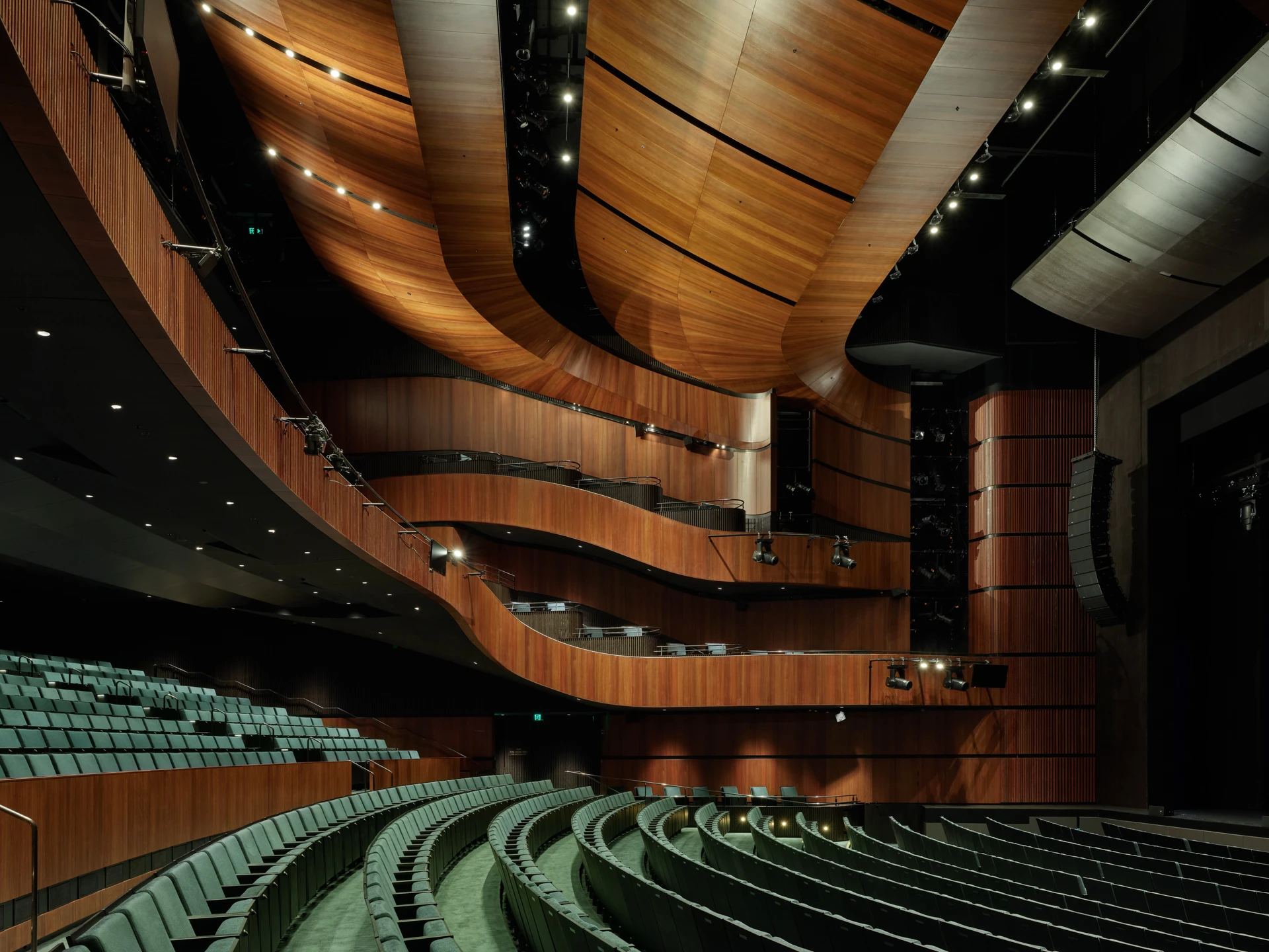 Glasshouse Theatre Brisbane by Blight Rayner and Snøhetta, Queensland Performing Arts Centre (QPAC)