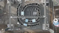 two-story 3D-printed home