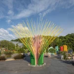 Chorus Ventus by NEON, A Plant-Inspired Installation Blooms at Lauritzen Gardens