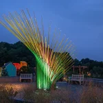 Chorus Ventus by NEON, A Plant-Inspired Installation Blooms at Lauritzen Gardens