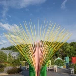 Chorus Ventus by NEON, A Plant-Inspired Installation Blooms at Lauritzen Gardens